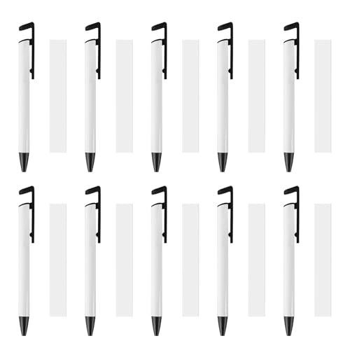 LEYILE Druckkugelschreiber mit Schrumpfung für Wärmeübertragung, Sublimationsstifte, blanko, Wärmeübertragungs-Kugelschreiber von LEYILE