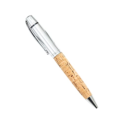 LEYILE Nachfüllbarer Kugelschreiber mit Holzgriff, Drehbewegung, reibungsloses Schreiben, Business-Stift für Büro von LEYILE