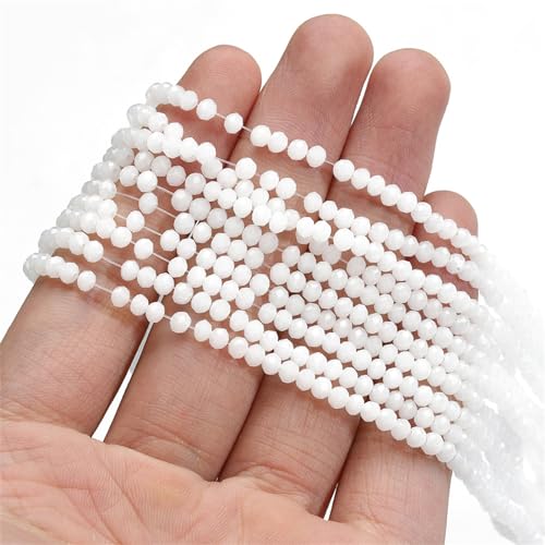 Verschiedene Glasperlen, individuelles Zubehör, künstliche facettierte Perlen, einzigartige Glasperlen für stilvolle Schmuckbastelarbeiten von LEYILE