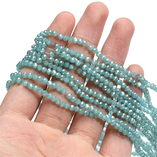Verschiedene Glasperlen, individuelles Zubehör, künstliche facettierte Perlen, einzigartige Glasperlen für stilvolle Schmuckbastelarbeiten von LEYILE