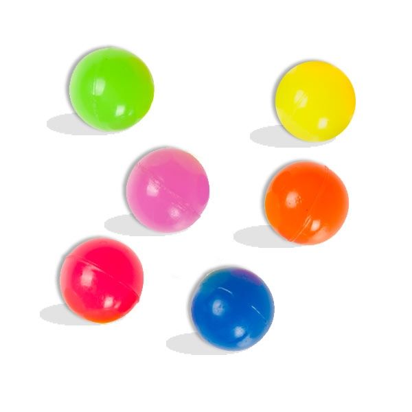 Flummi NEON, 1 Stk, 30mm, kleiner Hüpfball für Kids von LG-Imports