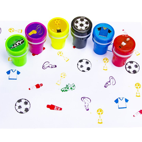 Fußball Stempel, 1 Stk, 4cm, Mitgebsel zur Fußballparty von LG-Imports