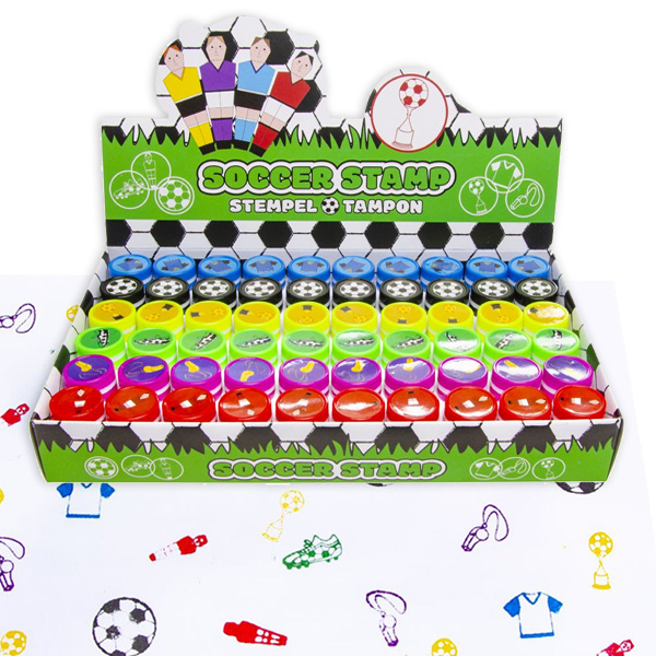 Großpack Fußball Stempel, 60 Stk, 4cm von LG-Imports