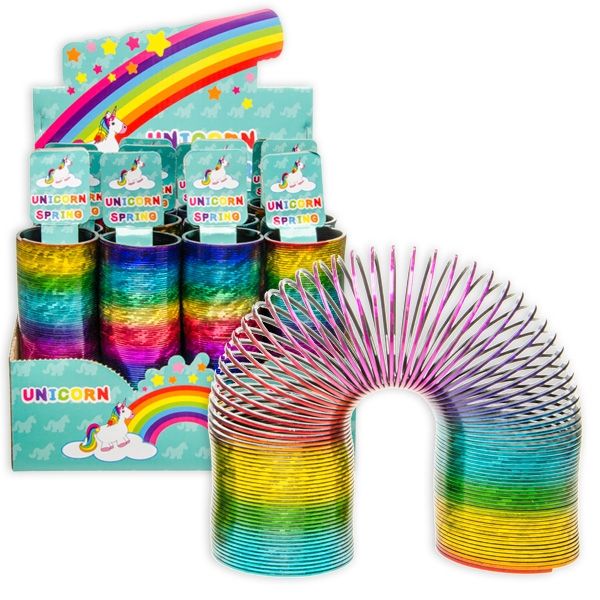 Großpack Glitzer Spiralen Einhorn, 12 Stk, Treppenläufer von LG-Imports