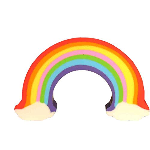 LG-Imports Rainbow Radiergummi // Regenbogen Mitgebsel // Rechteckig, Gummi, 5 x 3 cm von LG-Imports