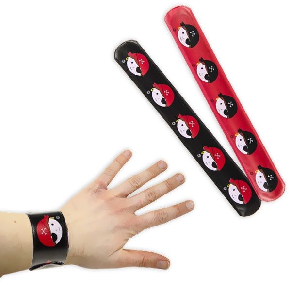 Schnapparmband Pirat, cooler Piratenschmuck für Kinder, 1 Stück von LG-Imports