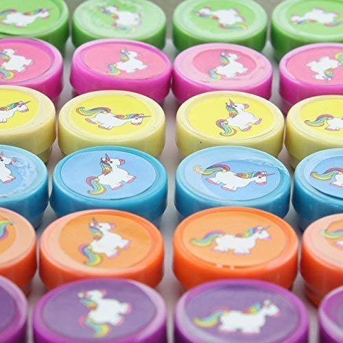 6x Einhorn Stempel Kinderstempel Pferd Tier Mitgebsel Geburtstag von LG