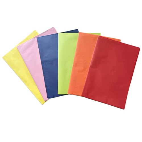 LGIFUTMAX Seidenpapier für Geschenktüten 6 Farben 120 Blatt Seidenpapier Großpackung 35 x 50 cm Verpackungspapier für Geschenkpapier Füller Blumen Kunsthandwerk Geburtstag Hochzeitsdeko Babyparty von LGIFUTMAX