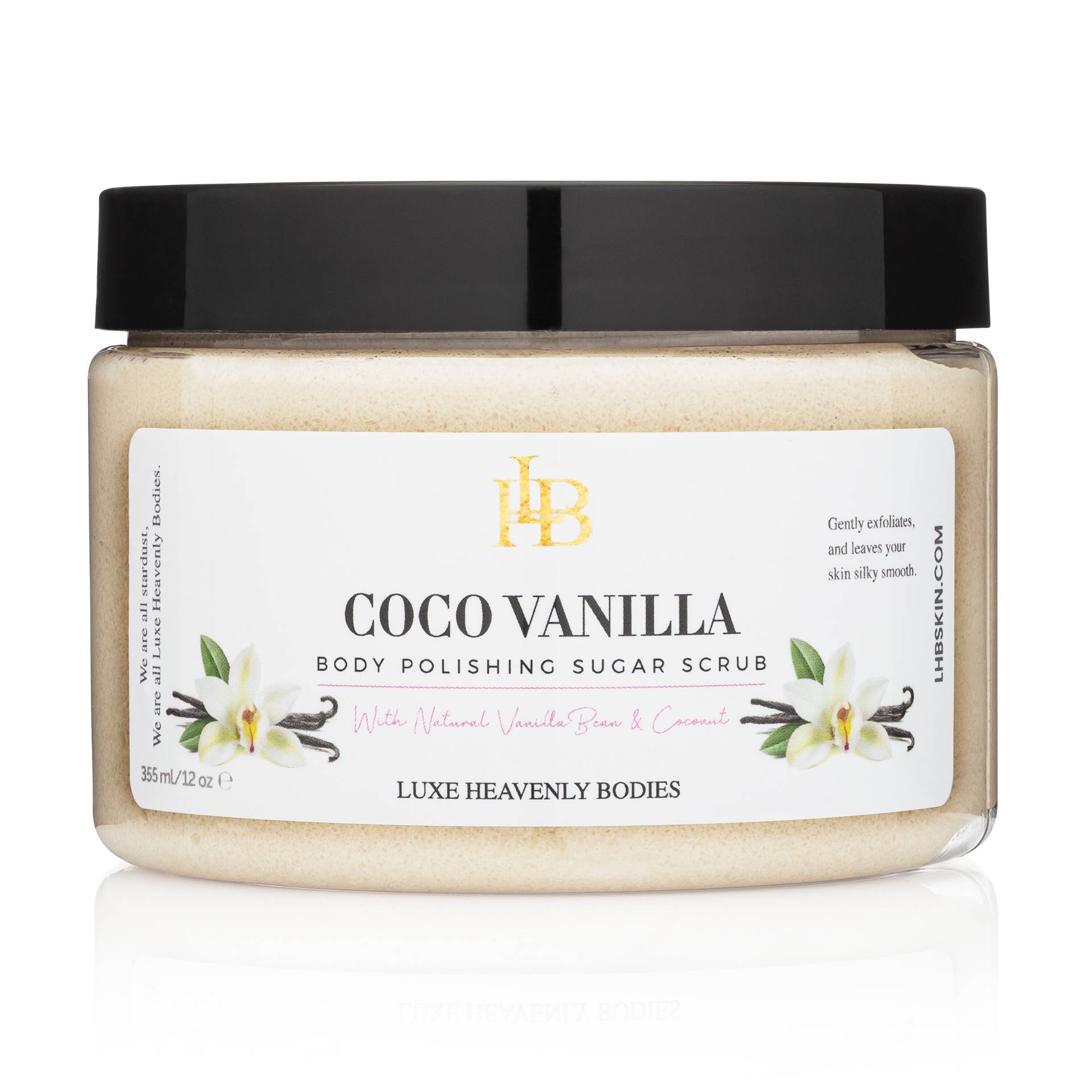 Coco Vanille Körperpolitur Sugar Scrub von LHBNaturalSkinCare