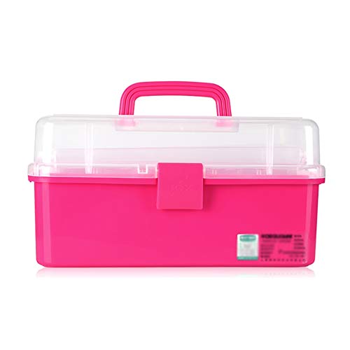 LHGDMJO Künstler-Bastelkasten, Malkasten, Studenten, Zuhause, Medizin, Aufbewahrungsbox, Ölgemälde-Box (Rosa) von LHGDMJO