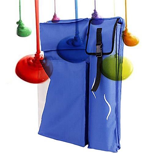 LHGDMJO Staffelei-Ständer für Bilderrahmen, Staffelei-Ständer für Flipcharts, große Kapazität, Staffeleien, Rucksack (Blau, Leinentasche) von LHGDMJO