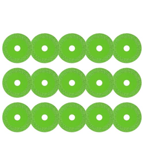 2–25 Stück Glas-Trennscheibe, 100 mm, ultradünne Klinge, Jade-Kristall, Weinflaschen, Schleifen, Anfasen, Schneidmesser, Glasschneiden(15 pcs) von LHKQHRDL