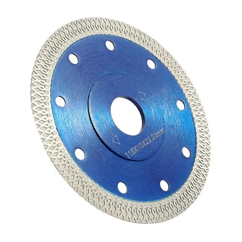 Turbo Diamant Klinge Granit Marmor Trennscheibe Porzellan Fliesen Keramik Blades105/115/125mm for Winkel Grinder Diamant 1Pcs(Red 115mm) von LHKQHRDL