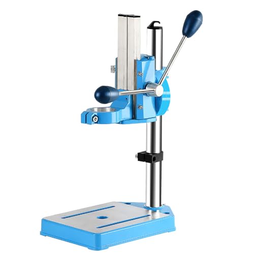 LHQYA Hochpräziser Elektrobohrerhalter, Multifunktionaler Desktop-Elektrobohrerhalter, Spannbereich: 38 Mm–50 Mm/maximaler Hub: 80 Mm/Höhe: 0–30 cm Verstellbar/Drehung: 90°, Für Elektrobohrmaschinen von LHQYA