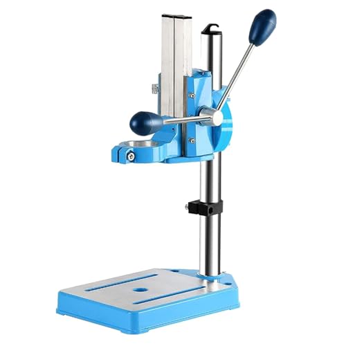 LHQYA Tischbohrmaschinenständer, 90° Drehbarer Multifunktions-Bodenbohrmaschinenständer, 80mm Hub/38-50mm Klemmung/Höhe:40cm, Für Heimwerker Industrie von LHQYA