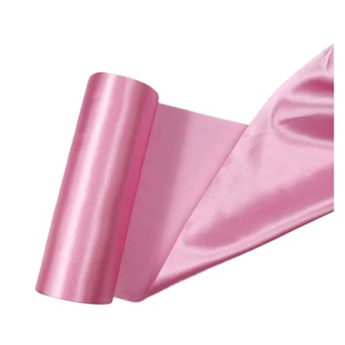 LHSJYG Satinband 20 CmX25m and 25 CmX20m/Roll Satin Ribbons for Wedding Christmas Party Decoration Handmade DIY Bow Craft Ribbons Card(Pink,20cm X 25meters) von LHSJYG