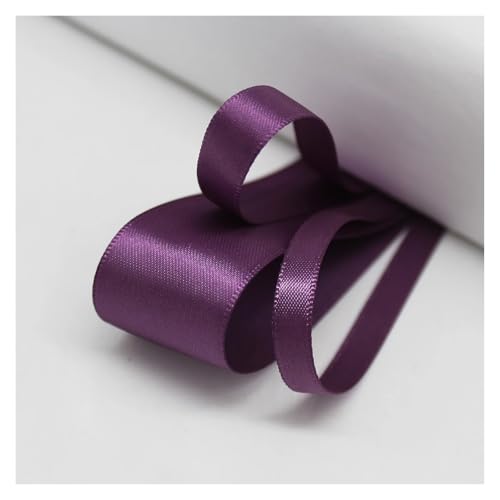 LHSJYG Satinband 5 Meter Many Colors Satin Ribbon Double Sided Polyester Fabric Tapes for Hair Bow Crafts DIY Accessories 6mm 9mm 16mm 25mm 38mm(Amethyst,6mm) von LHSJYG