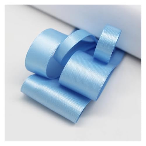 LHSJYG Satinband 5 Meter Many Colors Satin Ribbon Double Sided Polyester Fabric Tapes for Hair Bow Crafts DIY Accessories 6mm 9mm 16mm 25mm 38mm(Bluebird,25mm) von LHSJYG