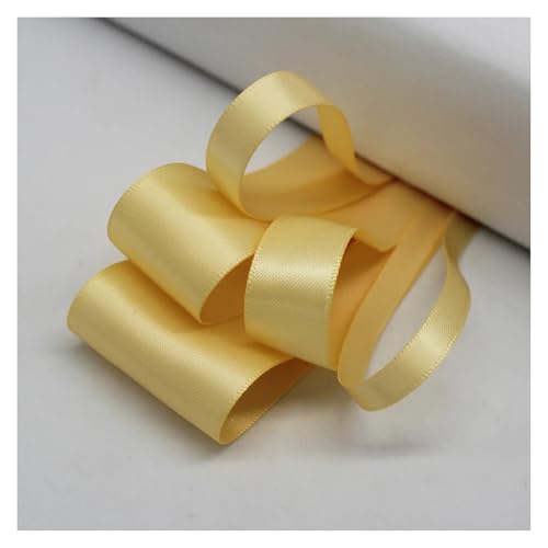 LHSJYG Satinband 5 Meter Many Colors Satin Ribbon Double Sided Polyester Fabric Tapes for Hair Bow Crafts DIY Accessories 6mm 9mm 16mm 25mm 38mm(Chamois,9mm) von LHSJYG