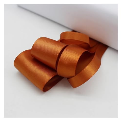 LHSJYG Satinband 5 Meter Many Colors Satin Ribbon Double Sided Polyester Fabric Tapes for Hair Bow Crafts DIY Accessories 6mm 9mm 16mm 25mm 38mm(Copper,6mm) von LHSJYG