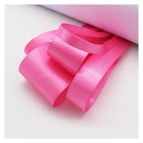 LHSJYG Satinband 5 Meter Many Colors Satin Ribbon Double Sided Polyester Fabric Tapes for Hair Bow Crafts DIY Accessories 6mm 9mm 16mm 25mm 38mm(Pink,38mm) von LHSJYG