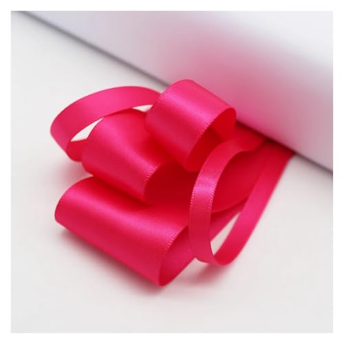 LHSJYG Satinband 5 Meter Many Colors Satin Ribbon Double Sided Polyester Fabric Tapes for Hair Bow Crafts DIY Accessories 6mm 9mm 16mm 25mm 38mm(Pink 01,16mm) von LHSJYG