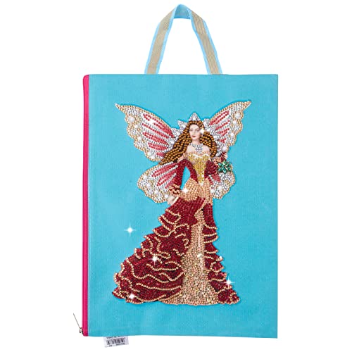 LICHENGTAI DIY Diamond Painting Handtasche, 5D Diamantgemälde Tragetasche Umhängebeutel Einkaufsbeutel Basteln Kinder Einkaufstasche Leinentasche Organizer Geschenk für Reisen, Picknick, Shopping von LICHENGTAI