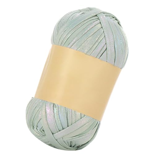 LICHENGTAI Häkelgarn, Chunky Thick Knitting Yarn Polyester DIY Handmade Häkelgarn 100g/Rolle Faden Glitzer Garne für Anfänger für Craft Decke Schal Handschuhe von LICHENGTAI