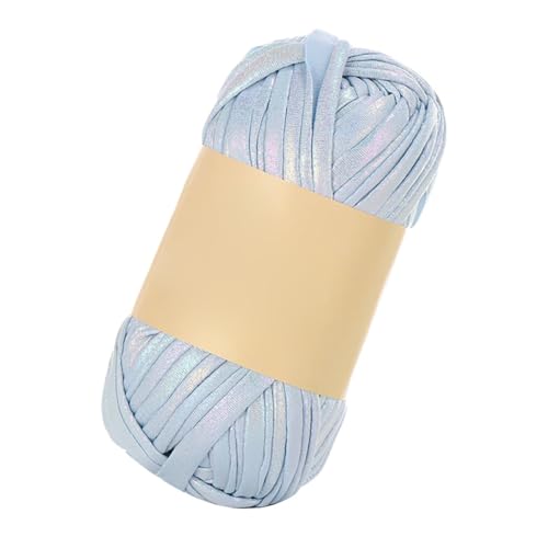 LICHENGTAI Häkelgarn, Chunky Thick Knitting Yarn Polyester DIY Handmade Häkelgarn 100g/Rolle Faden Glitzer Garne für Anfänger für Craft Decke Schal Handschuhe von LICHENGTAI