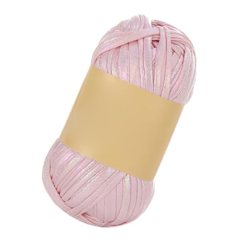 LICHENGTAI Häkelgarn, Chunky Thick Knitting Yarn Polyester DIY Handmade Häkelgarn 100g/Rolle Faden Glitzer Garne für Anfänger für Craft Decke Schal Handschuhe von LICHENGTAI