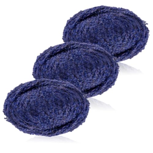 LICHENGTAI Häkelgarn Set, 200m DIY Strickgarn Warmes Farbiges Schlingengarn 3 Rolle Buntes Baumwollgarn Stricken und Häkeln für Decke Überwürfe Kissen Babypuppenprojekte von LICHENGTAI