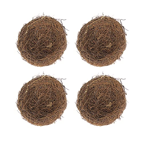 LICHENGTAI Rattan Ostern Vogelnest Deko Künstliches Osternest mit Vogelnest, Zubehör für Ostern, Basteln, Heimdekoration Ornamente für Zuhause, Oster Party, Foto Requisiten, Bastelbedarf von LICHENGTAI