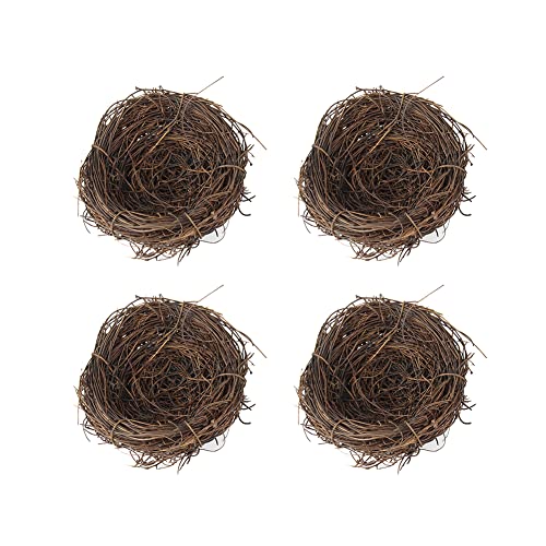 LICHENGTAI Rattan Ostern Vogelnest Deko Künstliches Osternest mit Vogelnest, Zubehör für Ostern, Basteln, Heimdekoration Ornamente für Zuhause, Oster Party, Foto Requisiten, Bastelbedarf von LICHENGTAI