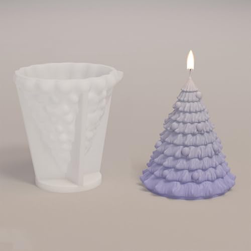 Silikonform Weihnachten Wichtel, 3D Silikonformen Gießformen Weihnachten Kerzenformen zum Gießen, Gießformen Silikon Gießform Wichtel Gips Zum Gießen Giessformen Silikon für Weihnachtsdeko (A) von LIDFEP