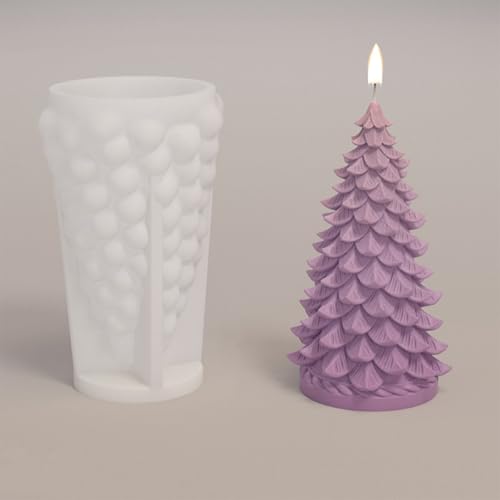 Silikonform Weihnachten Wichtel, 3D Silikonformen Gießformen Weihnachten Kerzenformen zum Gießen, Gießformen Silikon Gießform Wichtel Gips Zum Gießen Giessformen Silikon für Weihnachtsdeko (A) von LIDFEP