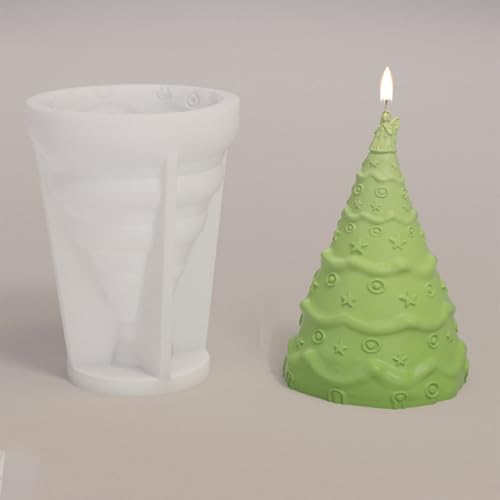 Silikonform Weihnachten Wichtel, 3D Silikonformen Gießformen Weihnachten Kerzenformen zum Gießen, Gießformen Silikon Gießform Wichtel Gips Zum Gießen Giessformen Silikon für Weihnachtsdeko (A) von LIDFEP