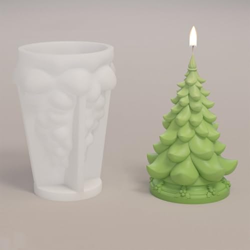 Silikonform Weihnachten Wichtel, 3D Silikonformen Gießformen Weihnachten Kerzenformen zum Gießen, Gießformen Silikon Gießform Wichtel Gips Zum Gießen Giessformen Silikon für Weihnachtsdeko (A) von LIDFEP