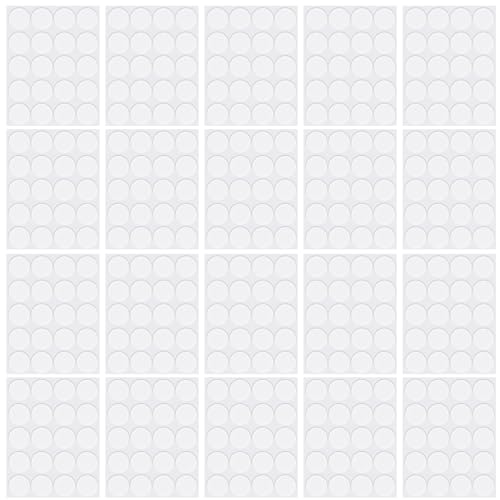 LIERFIS 240 Stück Kerzendocht Aufkleber, Klebepunkte Doppelseitig für Kerzen, 20mm Doppelseitige Aufkleber für die Kerzenherstellung Basteln von LIERFIS