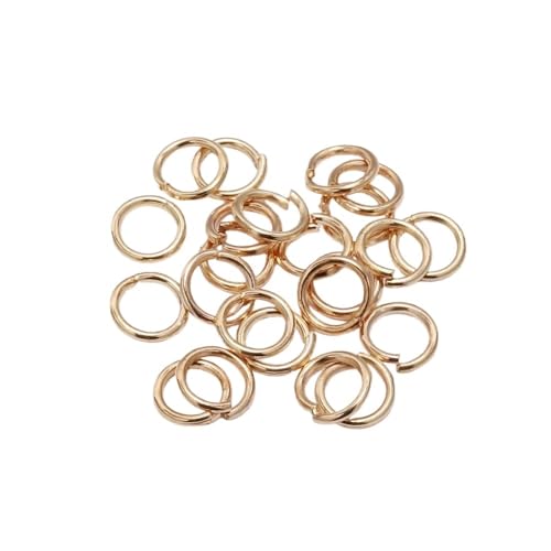 200 Stück 3 bis 20 mm bunte Spaltringe, offene Biegeringe, Verbinder for die Herstellung von DIY-Schmuck, Zubehör, Zubehör(KC Gold,3mm x 0.5mm) von LIFABOLA