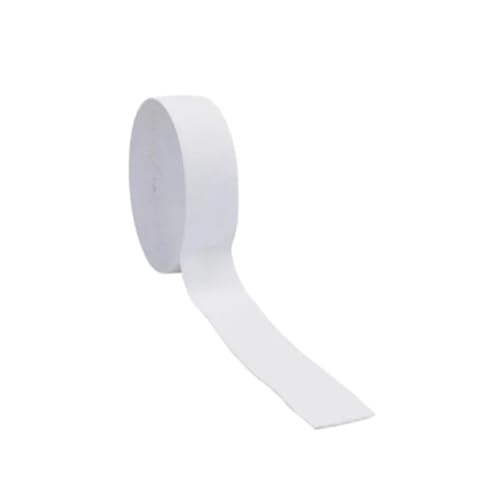 LIFABOLA 5 Yard 15–45 mm Polyester-Gummibänder, weiß/schwarz, elastische Bänder, Gummiband for Nähen von Kleidungsstücken(White,30mm) von LIFABOLA