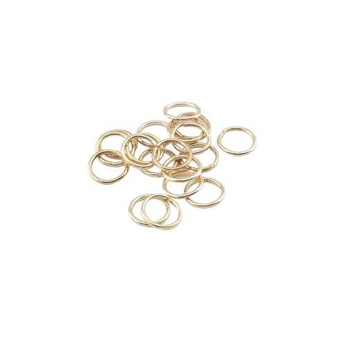 200 Stück 3 bis 12 mm offene Biegeringe, Einzelschleifen-Spaltringe, Verbindungsringe, Biegeringe for Schmuckherstellung, Zubehör, Zubehör(KC Gold,0.5x3mm) von LIFABOLA