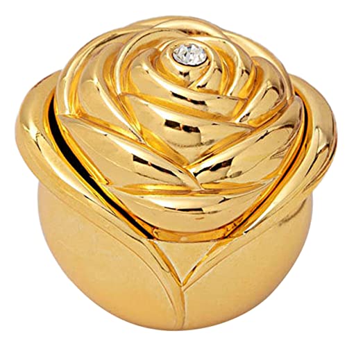 LIFKICH Hochwertige Ringbox Rosé Bud Form Schmuckschatulle Für Verlobungsringe Und Hochzeit Elegantes Für Besondere Anlässe Goldfarben von LIFKICH