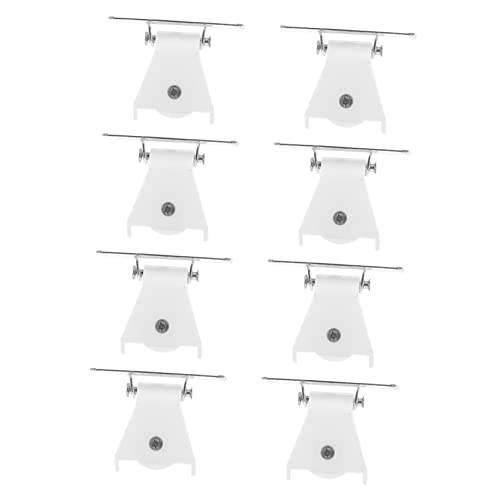 8St Rollladen-Riemenscheibe Halter auswechselbarer Vorhang-Schnurverschluss flaschenzug Fenstervorhänge Vorhangbeschläge Rad für Gardinenläufer Spur Rolle Teil Raffrollos Zubehör von LIFKOME
