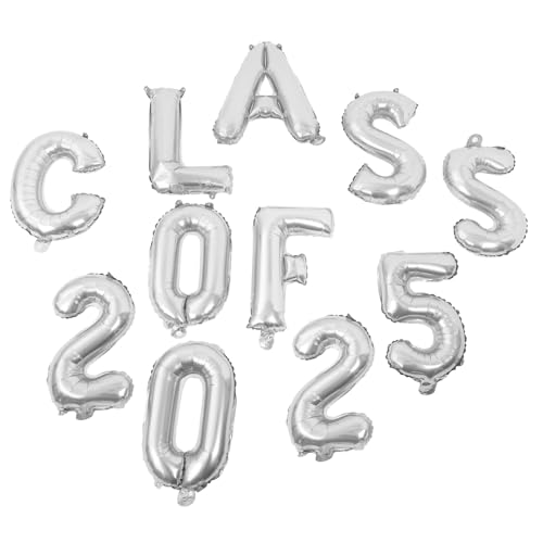 LIFKOME 1 Satz Abschluss Ballon Nummern Für Folienballons Abschlussdekorationsballons Absolvent Liefert Ballon-abschlussdekorationen Grad Dekoration Silver Aluminiumfolie LIFKOME 1 Satz Abschluss Ballon Nummern Für Folienballons Abschlussdekorationsballons Absolvent Liefert Ballon-abschlussdekorationen Grad Dekoration Silver Aluminiumfolie von LIFKOME