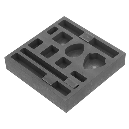 LIFKOME 11Löcher Graphitform Gießform für Metallguss für Gold und Silber Robuste Graphitstruktur für Einfaches Entformen und Vielseitige Anwendung der Metallverarbeitung LIFKOME 11Löcher Graphitform Gießform für Metallguss für Gold und Silber Robuste Graphitstruktur für Einfaches Entformen und Vielseitige Anwendung der Metallverarbeitung von LIFKOME