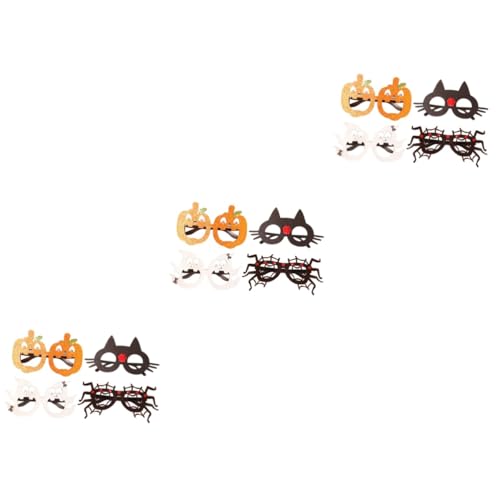 LIFKOME 12 Stk Halloween-Brille halloween brillen halloween Party-Sonnenbrillen-Spielzeug Festival-Kostüm-Brille lustige Brille lustige Festival-Requisitenbrille Plastik von LIFKOME