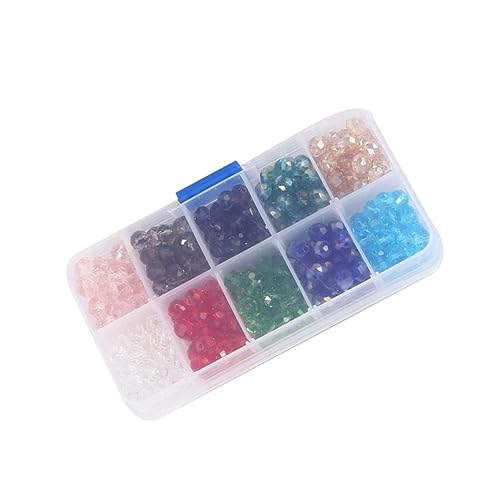 LIFKOME 1Packung Glasperlen Für DIY Schmuckherstellung Kristall Bicone Perlen Aufbewahrungsbox Für Armbänder Halsketten Und Bastelprojekte LIFKOME 1Packung Glasperlen Für DIY Schmuckherstellung Kristall Bicone Perlen Aufbewahrungsbox Für Armbänder Halsketten Und Bastelprojekte von LIFKOME