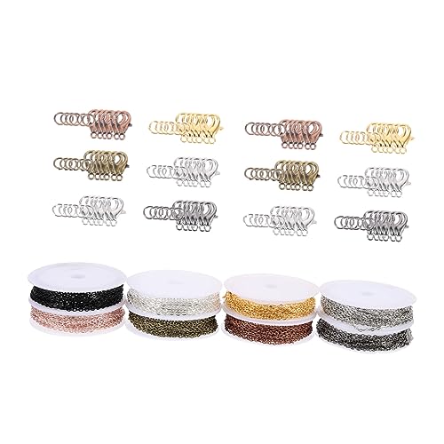 LIFKOME 1Satz DIY Schmuckverschluss Farben Halskettenketten Mit Hummerverschlüssen Armbänder Und Halsketten Schmuckzubehör Für Projekte LIFKOME 1Satz DIY Schmuckverschluss Farben Halskettenketten Mit Hummerverschlüssen Armbänder Und Halsketten Schmuckzubehör Für Projekte von LIFKOME
