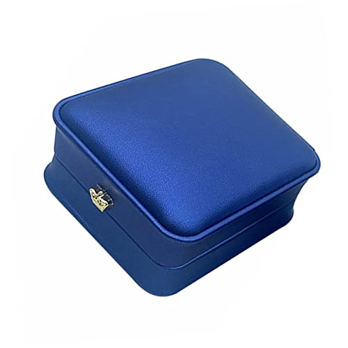 LIFKOME 1stk Schmuck-anhänger-box Ring Halskette Fall Individueller Ring Schmuckbehälter Für Frauen Ringhalter Halskette Reise Schmuckschatullen Schmuck-organizer Verbundwerkstoff Blue von LIFKOME