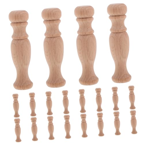 LIFKOME 20 Stück Römische Hauptstadt Balusterspindeln Holzhandwerk Holzstange Holzstäbe Zum Basteln Römischer Säulenständer Römische Säule Stöcke Zum Basteln Beige Hölzern LIFKOME 20 Stück Römische Hauptstadt Balusterspindeln Holzhandwerk Holzstange Holzstäbe Zum Basteln Römischer Säulenständer Römische Säule Stöcke Zum Basteln Beige Hölzern von LIFKOME